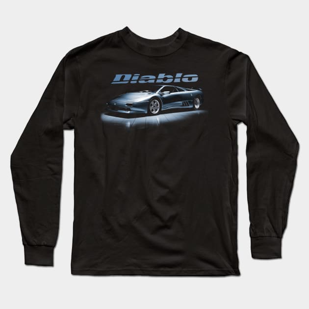 diablo Long Sleeve T-Shirt by retroracing